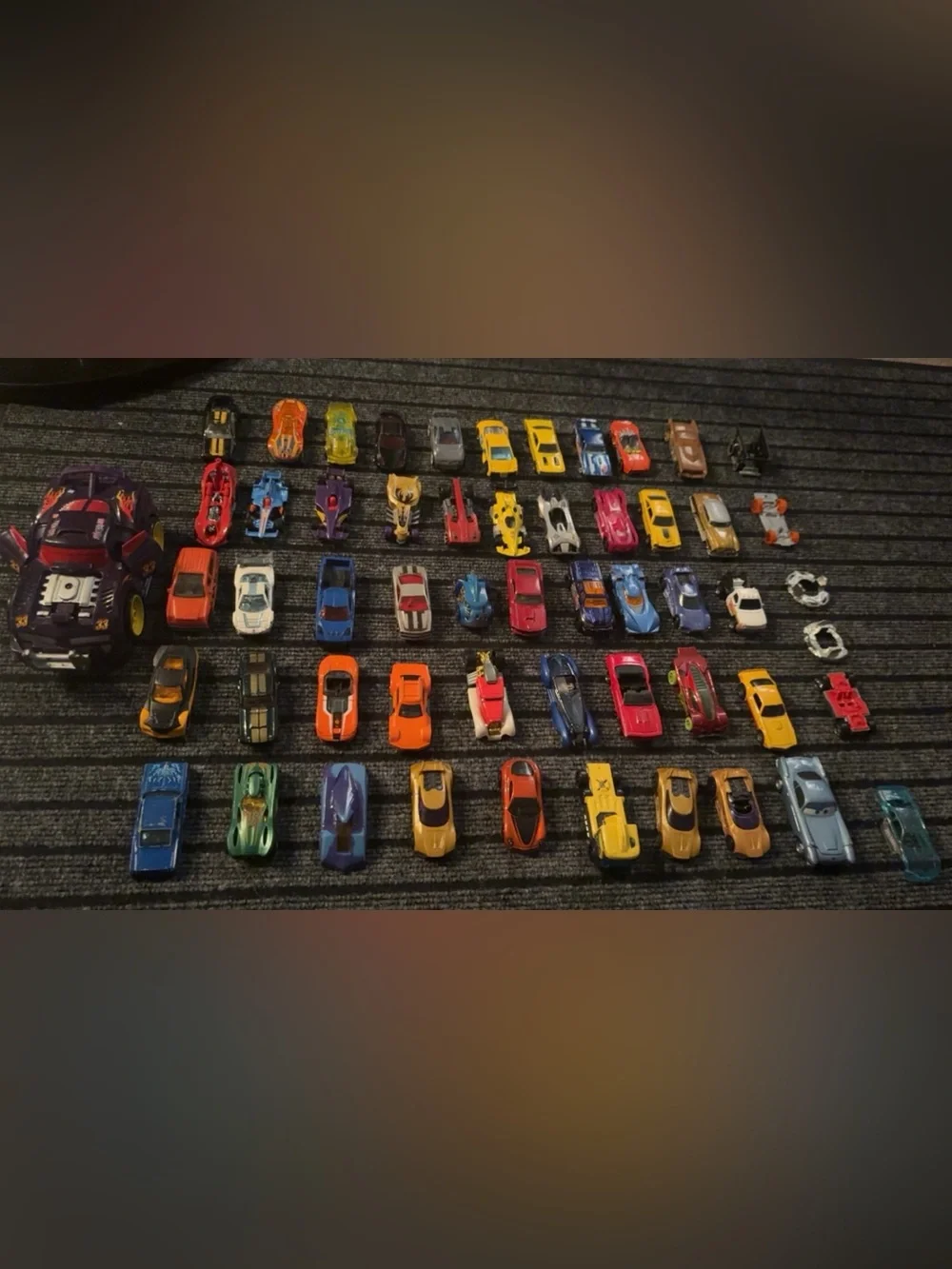 Assorted Hot Wheels/Mattel Kids Toy Car Pack - Multicolor